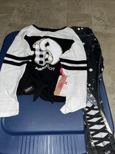 Justice Girls Football Tee and Ankle-length Leggings Size 5/6