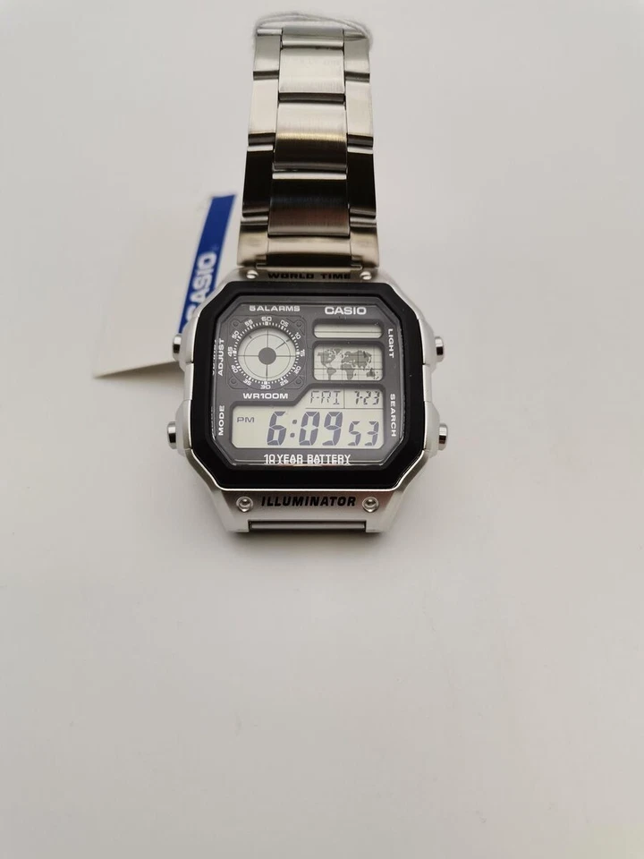 Casio - Armbanduhr AE-1200WH-1AVEF - Herren Uhr - Wasserdicht - Digital - Mit S - Bild 3 von 3