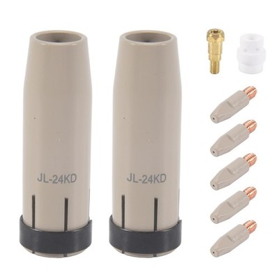9-Teiliges Set mit 24 -Beschichtungsschutzdüsen, 0,8 Mm, MIG--Gasd8199