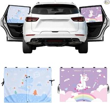 2 PCS Magnetic Car Window Shade for Baby, Easy Installation Side Window Sunshade