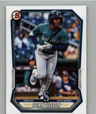 2026 Topps Bowman Baseball Felnin Celesten Mariners #BP-57 Paper Prospects