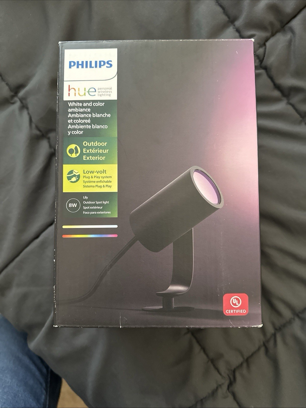 Philips Hue Lily 802074 White and Color Outdoor Smart Spot Light