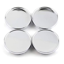 4 PCS 66mm Wheel Center Caps OD: 66mm / 2.6", ID: 55.5mm / 2.18" Chrome