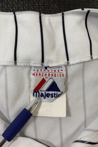 Vintage 90’s Florida Marlins #13 Majestic Baseball MLB Jersey 2XL White Button - Picture 5 of 8