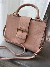 FURLA Pink Leather Shoulder Bag Crossbody US TAX Includ