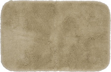 Garland Rug Finest Luxury Bath Rug 24x40 in Neutral Linen Ultra Plush
