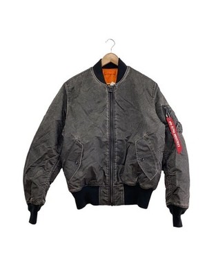 ALPHA Industries Flight Jacket M Nylon Gray