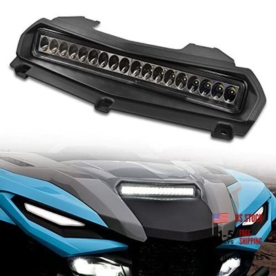 LED Hood Scoop Light for Yamaha RMAX 1000 21-25, Front Auxiliary Hood Panel