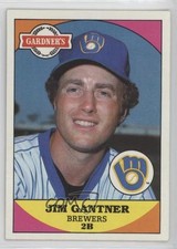 1983 Topps Gardner's Bakery Milwaukee Brewers Jim Gantner #8 1q9