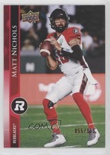 2021 Upper Deck CFL Red 55/165 Matt Nichols #149 0sh0