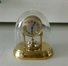 Drehpendeluhr Kaminuhr mit Haube - defekt