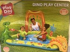 Play Day Dino Play Center Kids Inflatable Splash Pool w/ Sprayer – New