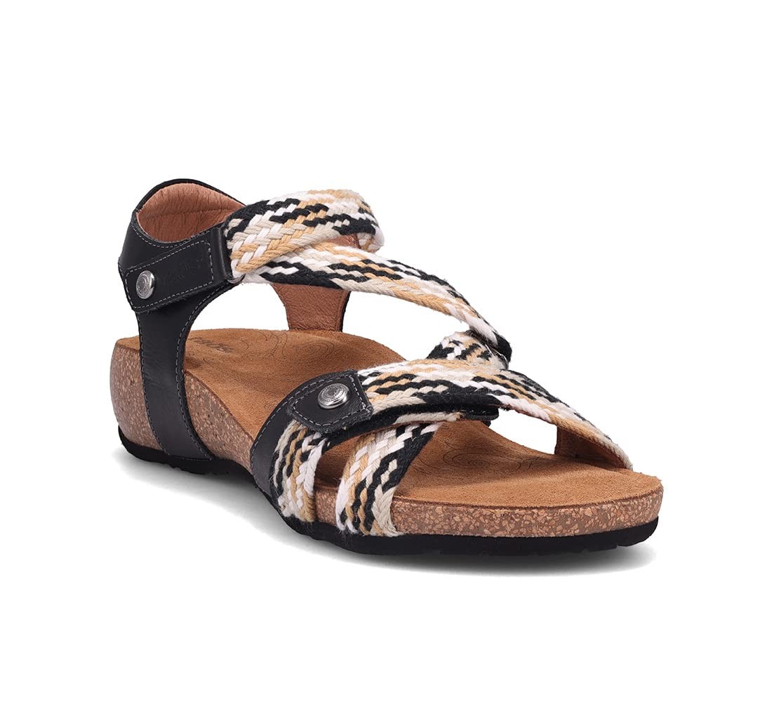 Taos Women Trulie LE Sandal TLE-1398 Black/Multi Size 10