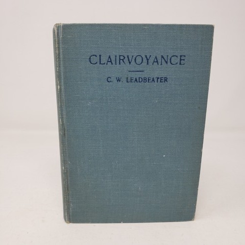 Cover of Clairvoyance 1918 Occult
