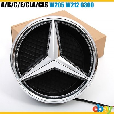 FOR Mercedes~Benz E A B LED Illuminated Car Front Grille Star Emblem Light Badge