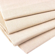 Cotton Muslin Fabric 62" X 2 Yards, Unbleached Medium Weight for Suitable for Se