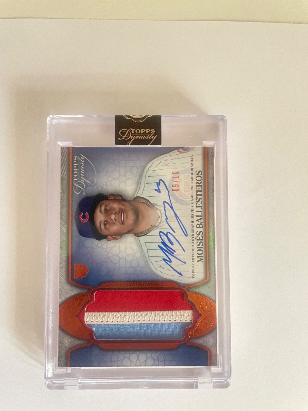2025 Topps Dynasty MOISÉS BALLESTEROS RPA RC Patch Auto /10 SEALED Cubs view 1