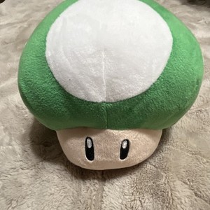 Super Mario Bros Green Mushroom 6" Plush  Stuffed Toy