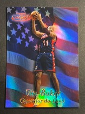 1999 Topps Quest for the Gold Label RED MISSING SERIAL #/25 Vin Baker