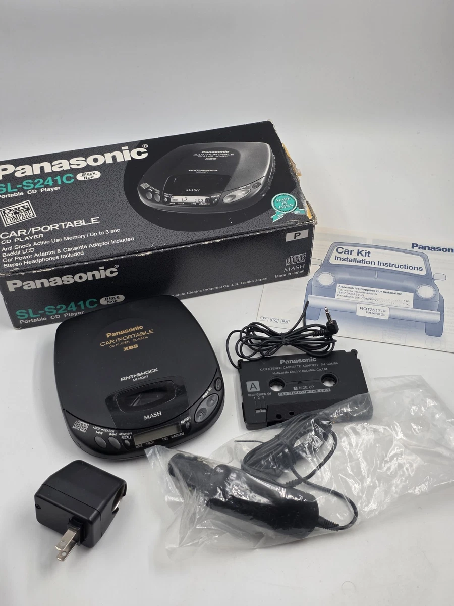 松下黑色Discman 个人CD 播放器| eBay