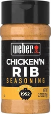 (Free Duty Tax) Weber Chicken 'N Rib Seasoning, 2.75 oz