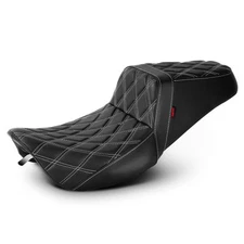 New Upgrade Thicker Seat 2-Up Cushion For Harley Road Glide FLTR / EFI FLTRI	