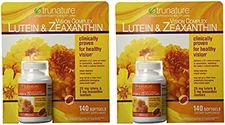 Trunature Vision Complex Lutein and Zeaxanthin Supplement, 140 Count (2 Packs)