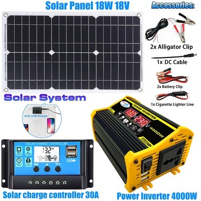 Power -Wechselrichter -Kit Home Grid System Leichtes Design Multi -Schutz