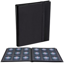 360 Card Pocket Binder with Elastic 9 Pocket Trading Cards Album Folder, Black