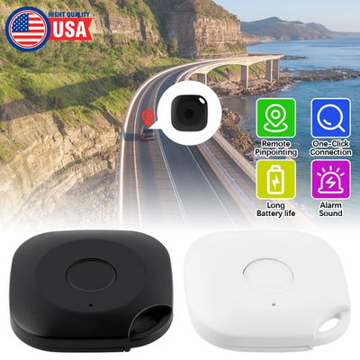 #ad Bluetooth 5.1 Item Tracker Find My Lost Alert for Luggage Keys Replaceable Batt $10.79