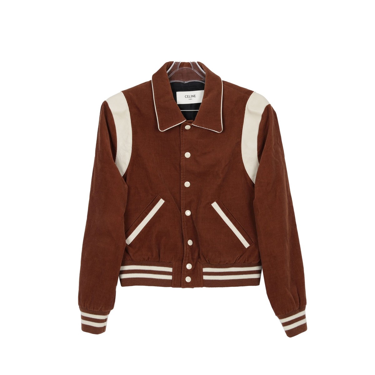 かめ CELINE 22SS SOUVENIR TEDDY JACKET Celine teddy souvenir