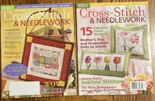 2 Cross-stitch & Needlework: Fall Table Hardanger / Mothers Day Floral Biscornu