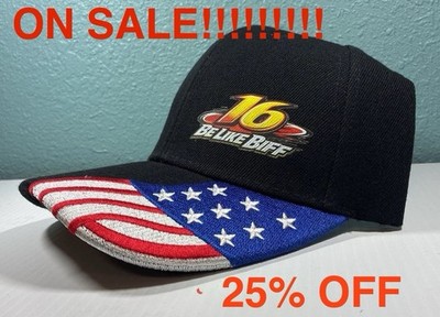 Be Like Biff Greg Biffle #16  Racing Black Adjustable  Tribute hat clearance!!!