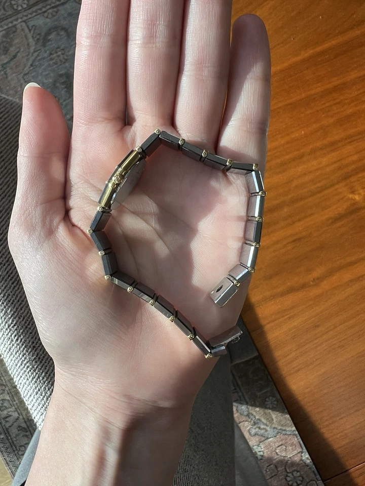 Vintage 18k Gold &Tungsten Baume & Mercier - Avant Garde Ladies Wristwatch - Image 3 of 4