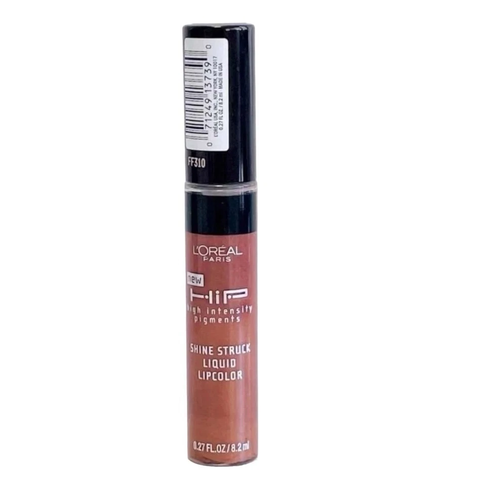 L'OREAL HIP Shine Struck Liquid Lipstick Lip Gloss 862 HARMLESS New - Image 3 of 3