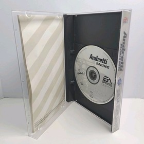 Andretti Racing (Sega Saturn, 1996) Complete CIB With Manual 