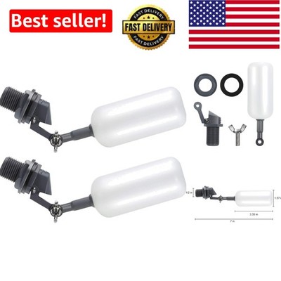 2 Pack Float Ball Valve - 1.57 Inch Automatic Fill for Ponds and Aquaculture