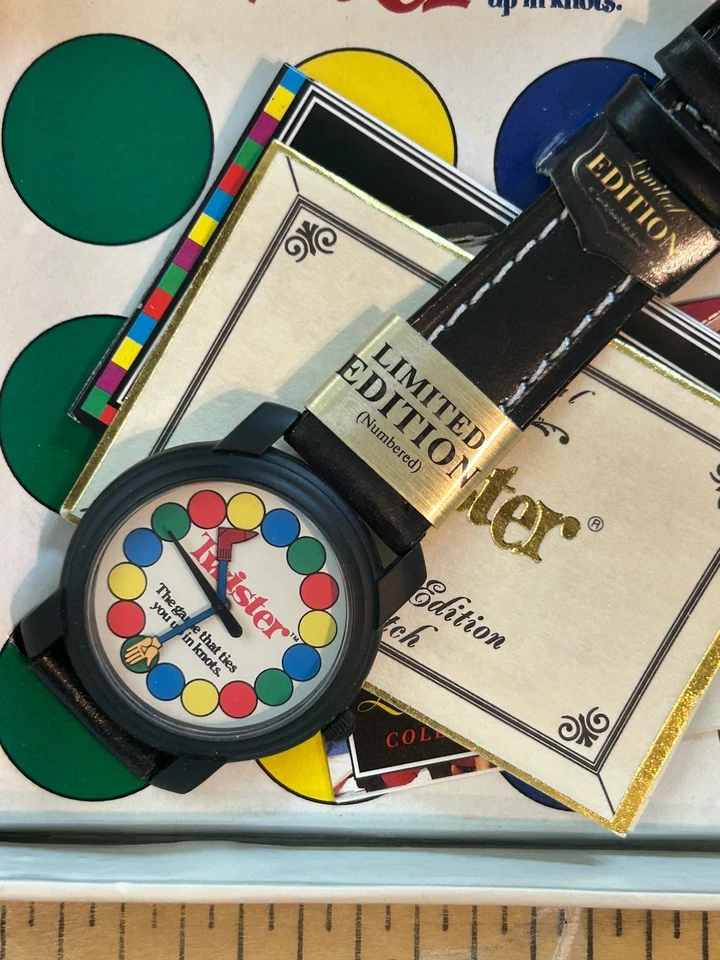 Raro 1994 Mini Twister Watch Game Milton Bradley - Imagem 2 de 4