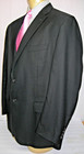 Jack Victor Von Maur Men's Super 100's Wool Black Single Vented Sport Coat 46R — photo 3