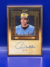 2025 Topps Gilded Paul Molitor Black Gold Framed Hall Of Famers 10/10 #HAFA-PMO