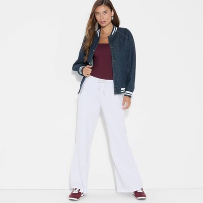 Women Denim Varsity Jacket - Wild Fable