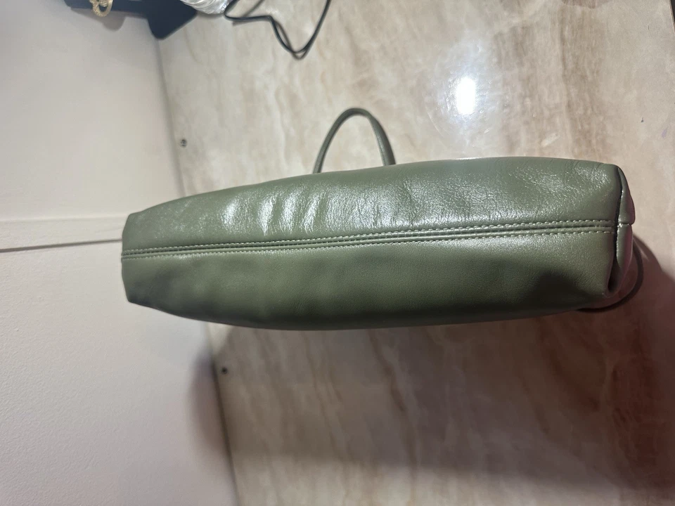 Bolso Bandolera DEADSTOCK Etienne Aigner Cuero Verde Foto 2 de 4