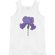 'Purple Iris Flower' Adult Vest / Tank Top AV058305