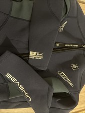 Sea Skin Wet Suit Size Medium Blue Adult Great Condition