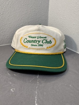 Happy Gilmore Country Club '96 Embroidered Snapback Dad Hat Green Off White Golf