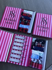 Victoria's Secret Panties 7-Day Mystery Pack Bikini L Christmas Colors  Designs