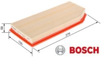 Bosch 1457433065 Luftfilter Luftfiltereinsatz FüR Mercedes-Benz