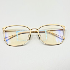 Tom Ford Eyeglasses Frames TF5839-B 025 Ivory Gold Butterfly Full Rim 56-18-140