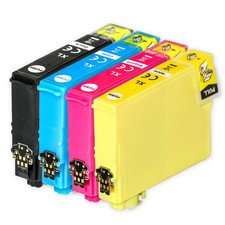 Ink Cartridge Set for Epson Expression Home XP-5100, XP-5150 - 4 Pack XL