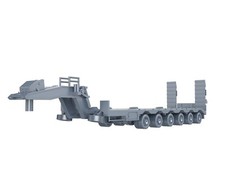 MODERN FRENCH - RENAULT TRUCK TRM 700 REMORQUE - 1/56 1/72 1/87 1/100 3D PRINTED